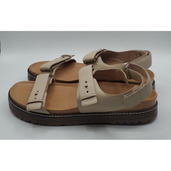 Madewell The Leilah Sandals Platform Chunky Dried Flax Color Womens Size 9 - Picture 7 of 11